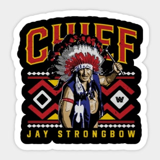 Chief Jay Strongbow Tomahawk Sticker